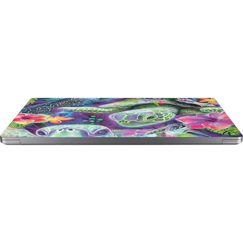 Rainbow Sea Turtles by Sheena Pike Laptop Skins